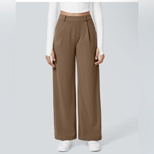 HALARA Brown Wide-Leg Women's Pants